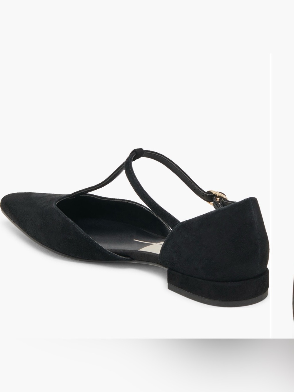 Dolce Vita Peaty T-Strap Pointed Toe Flats - Size 7 - NWOB - Picture 3 of 16